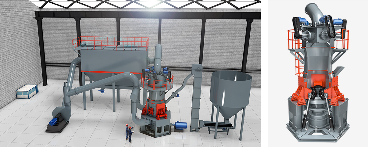 HLMX陶瓷超細立磨系統 HLMX陶瓷超細立磨系統